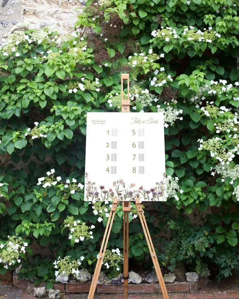 Clover Meadow Seating Chart