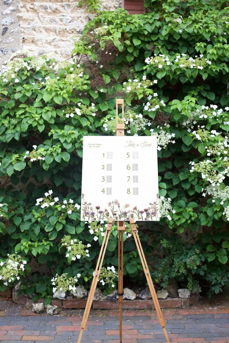 Clover Meadow Seating Chart