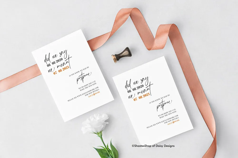 Did We Say - terra cotta date change announcement