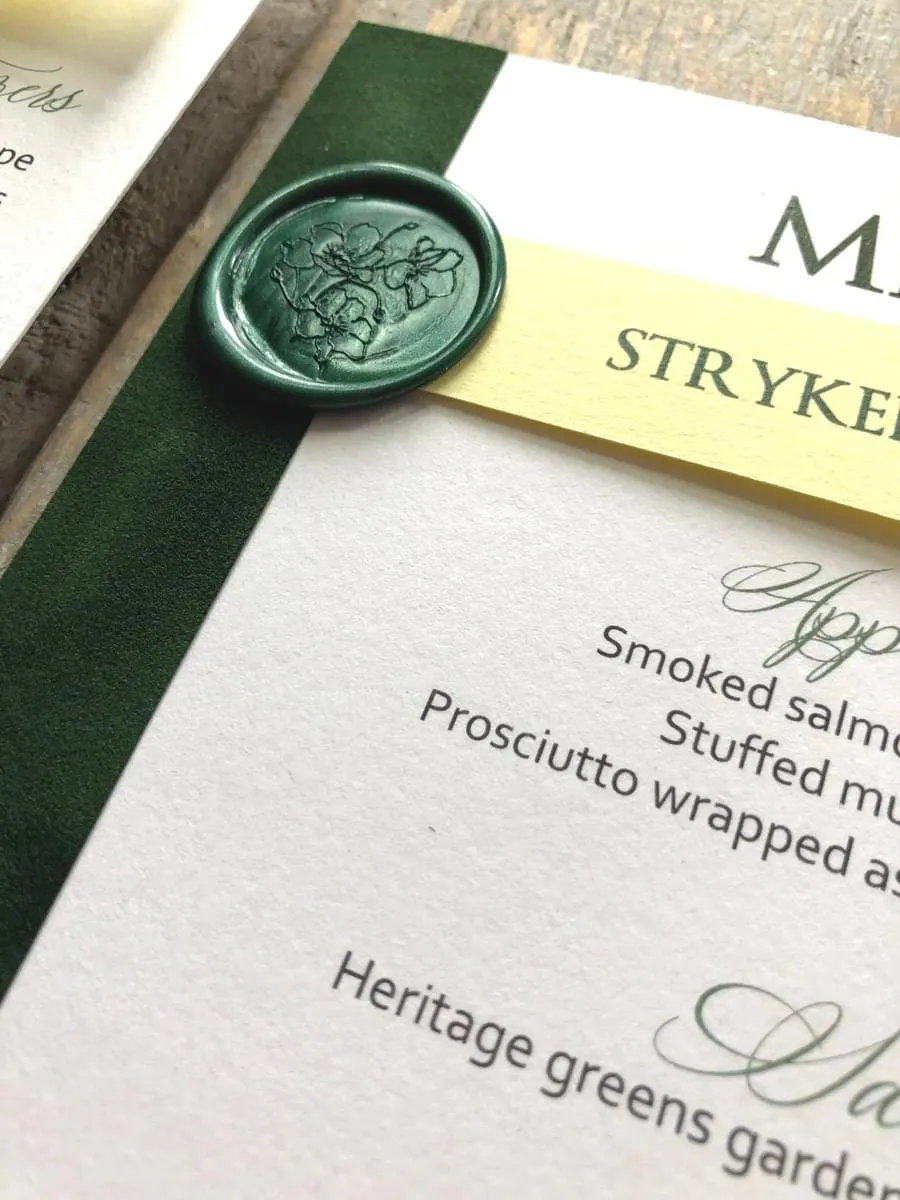 Buttercream Bouquet menu detail