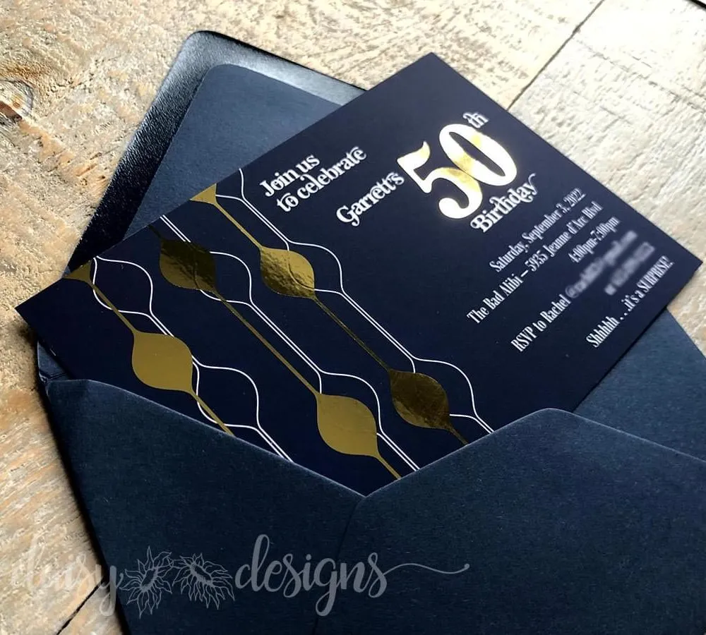 Milestones birthday invites