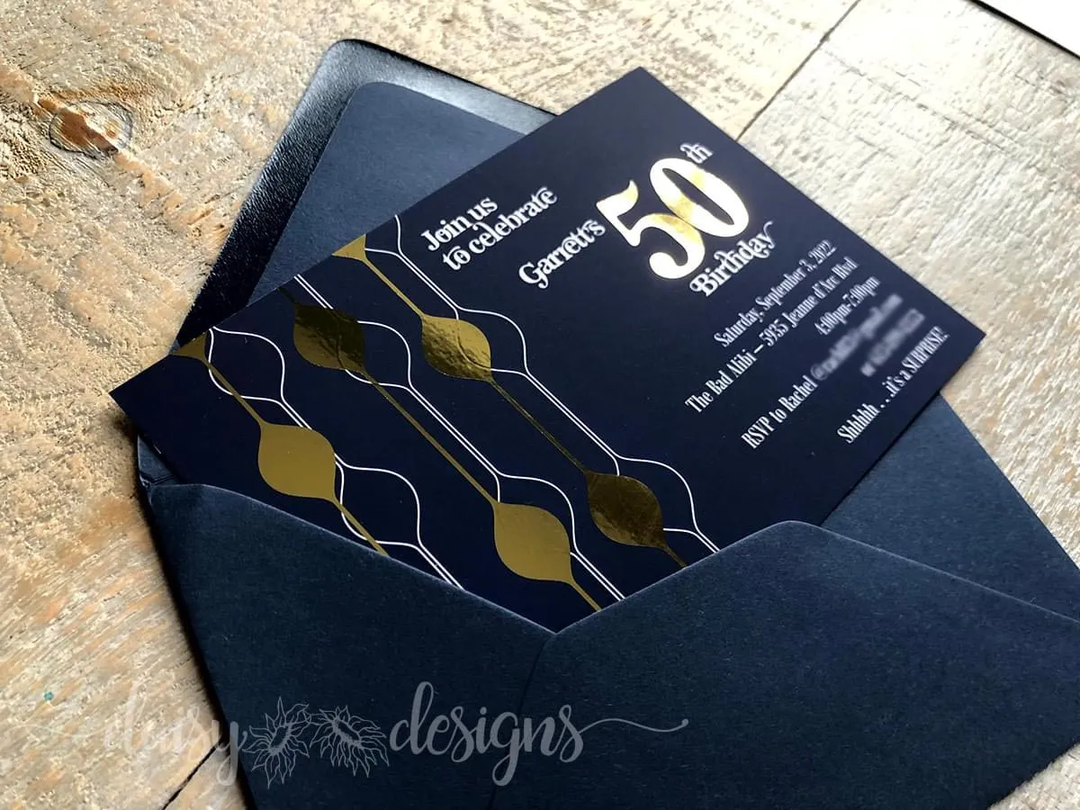 Milestones birthday invites