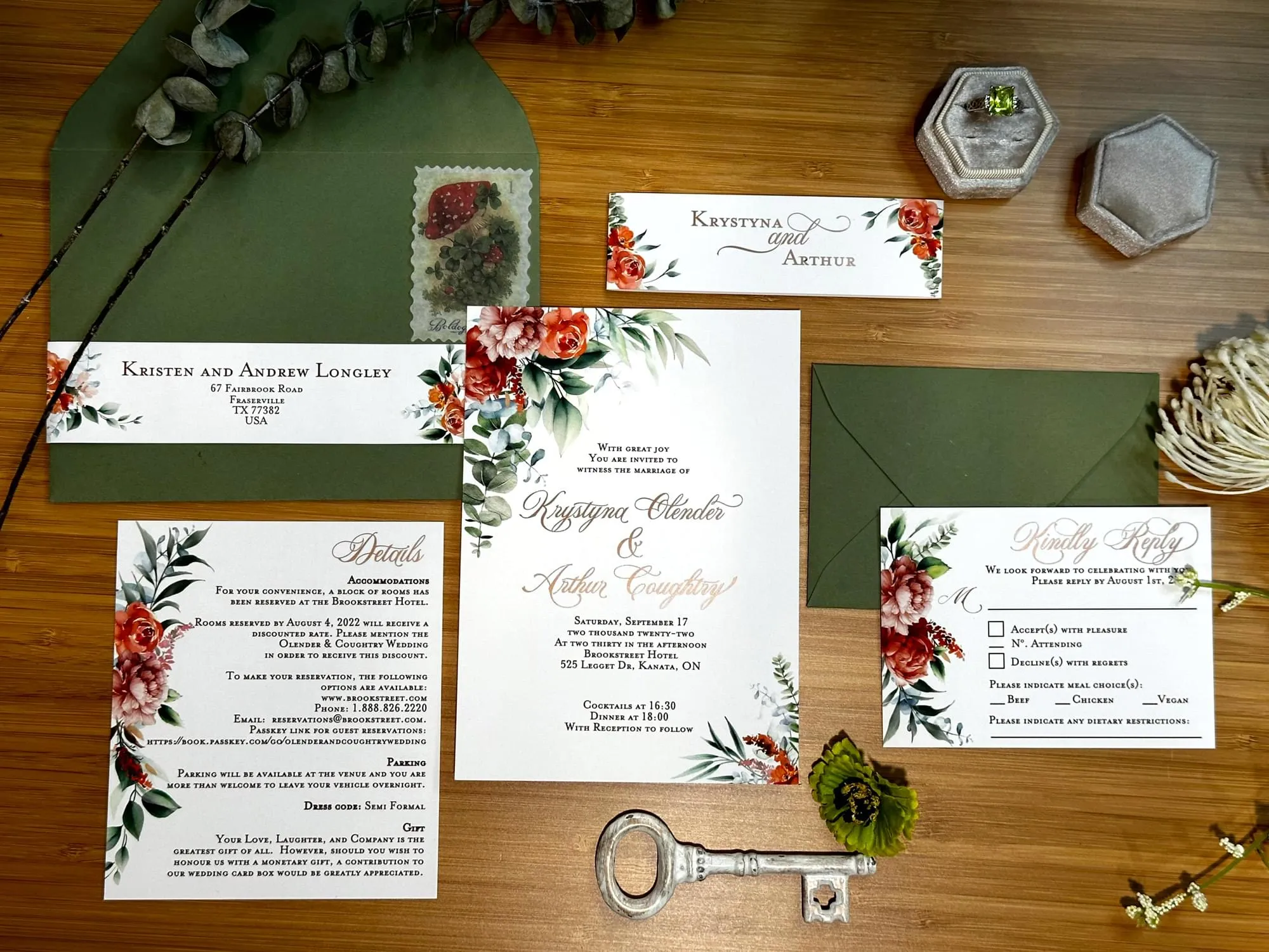 Sage and Rust foil full suite