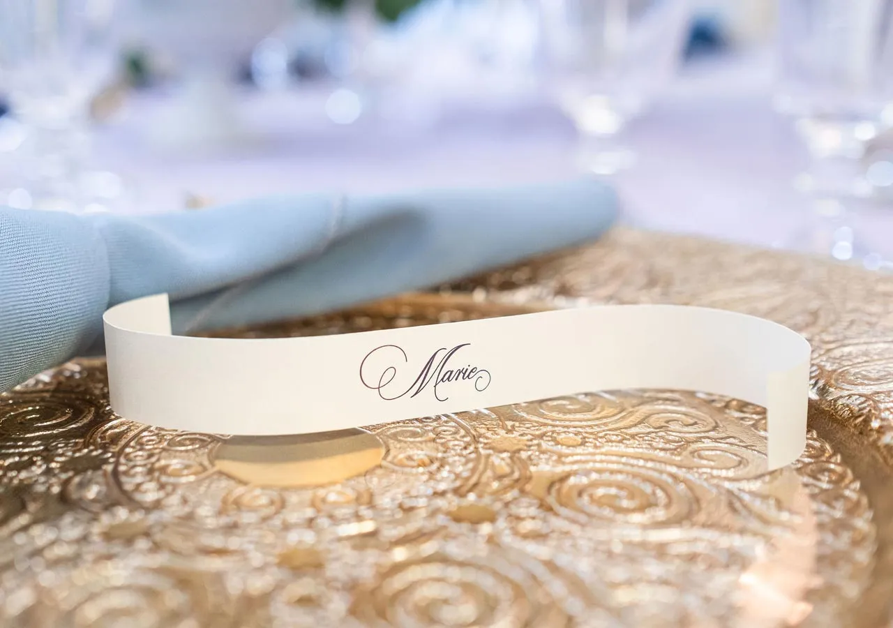 Cumberland Belle Styled Shoot - place card