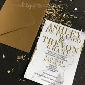 Gold Edge - gold letterpress detail