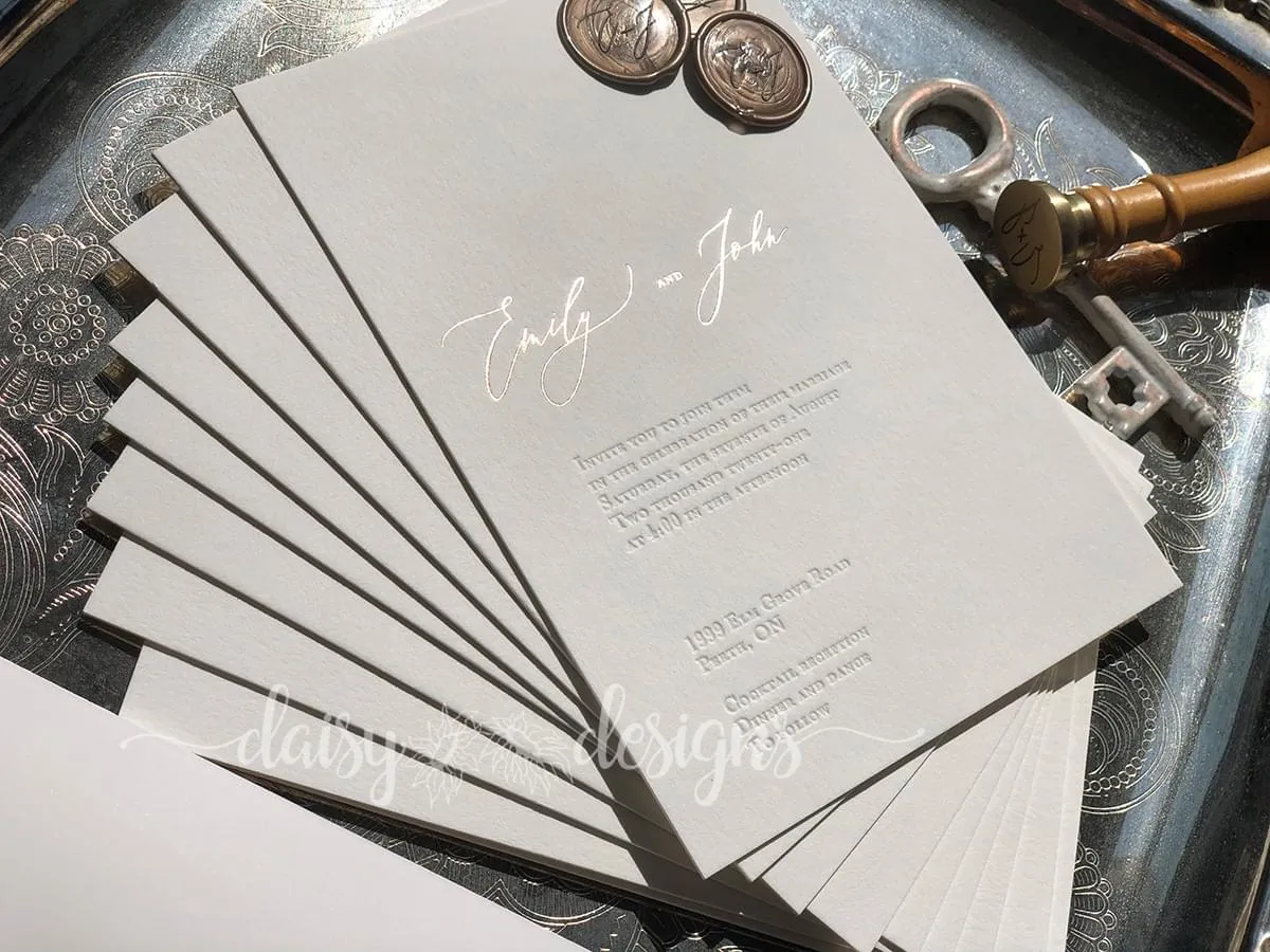 The Emily - invites and seals