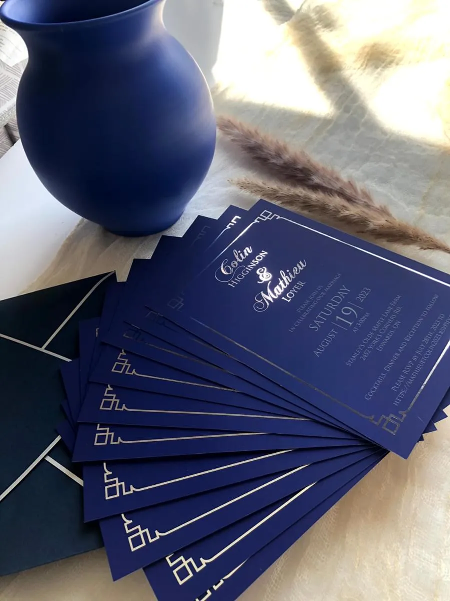 Grecian Azure invites