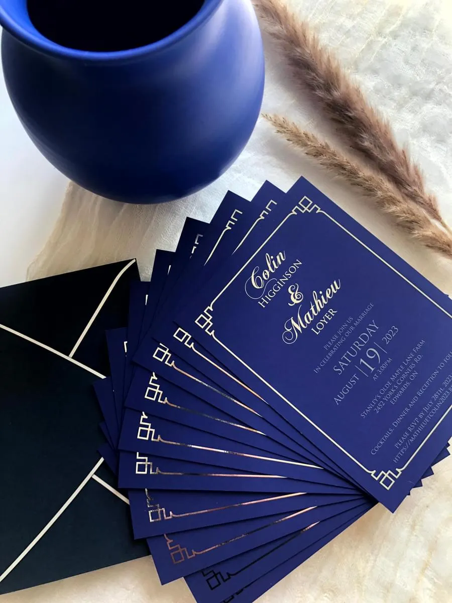 Grecian Azure invites