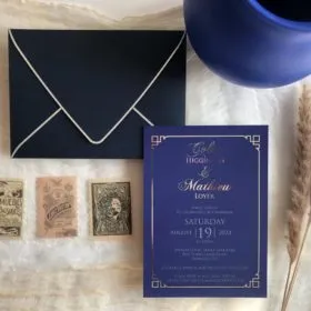 Grecian Azure invite