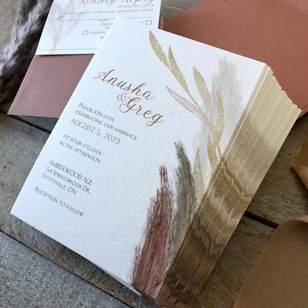 Wheat Fields invite close up