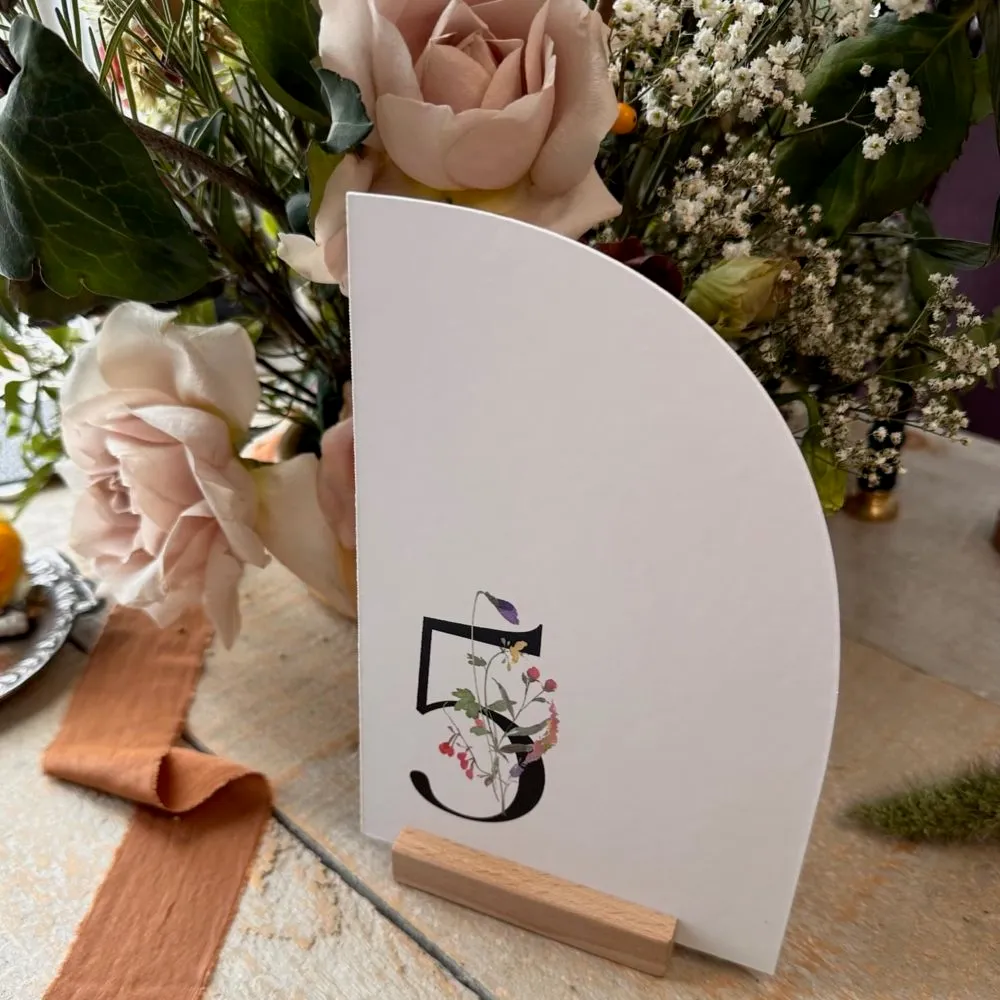 Semi-Arch table number