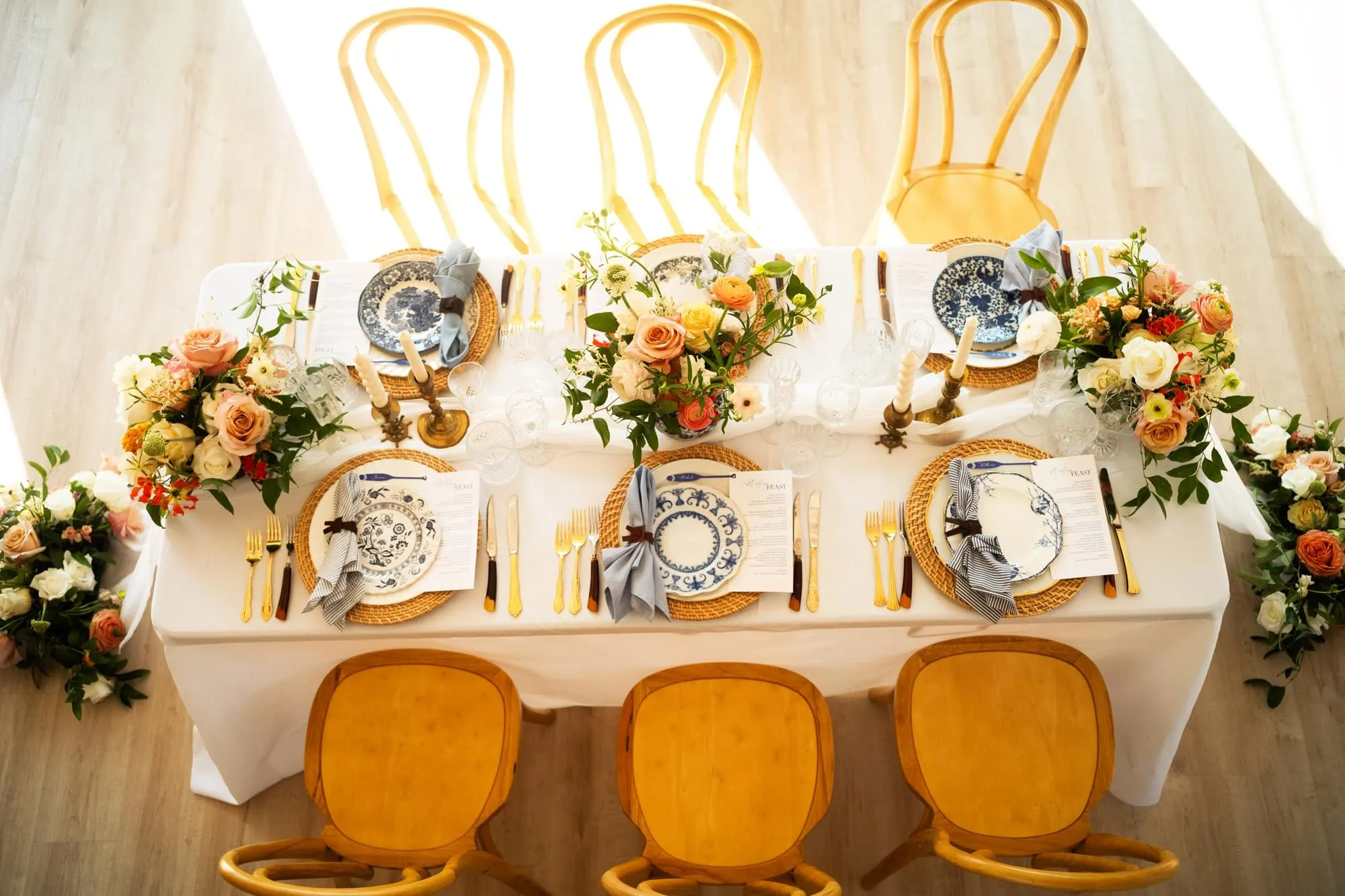 Boathouse table setting