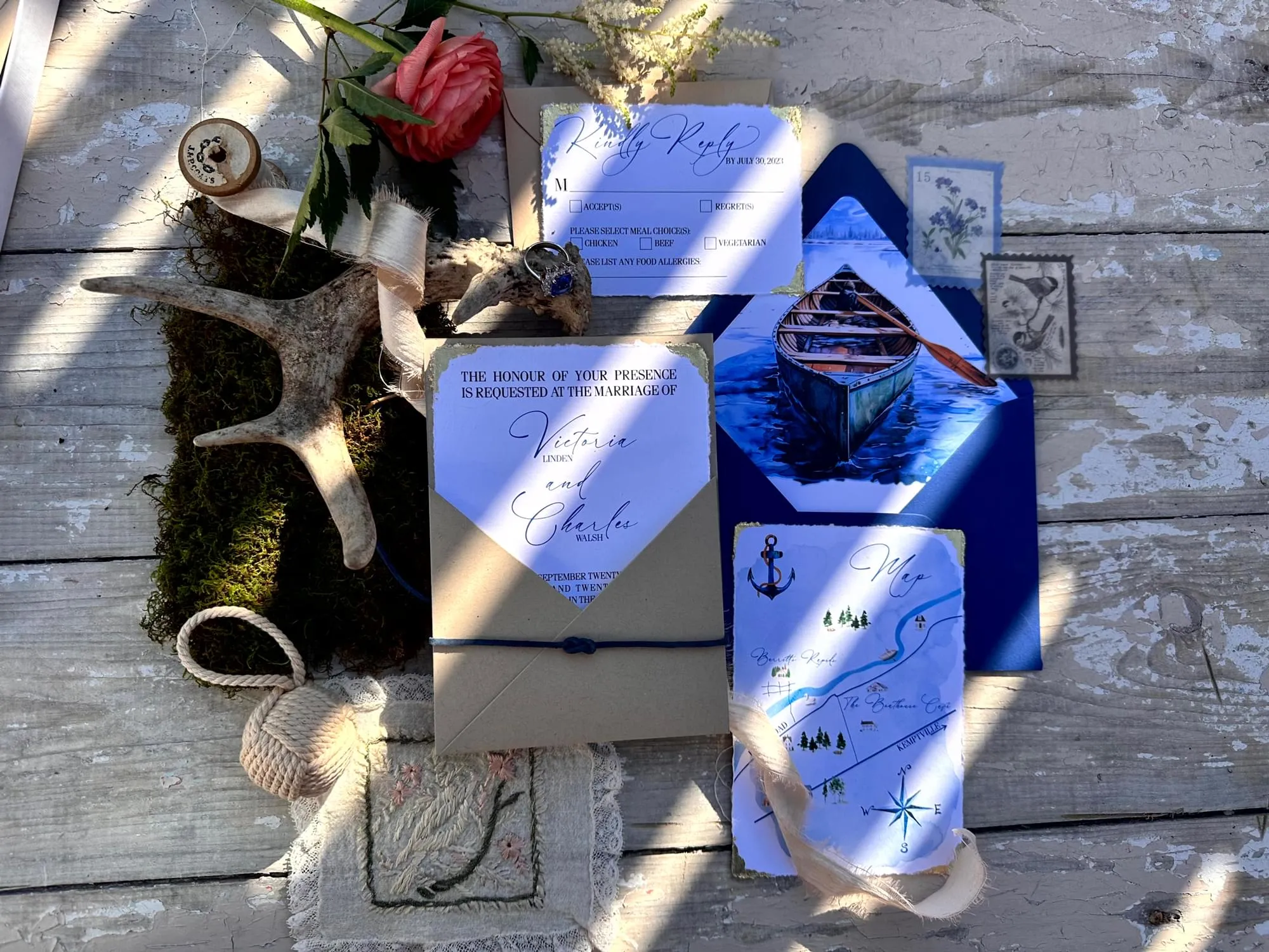 Boathouse navy suite