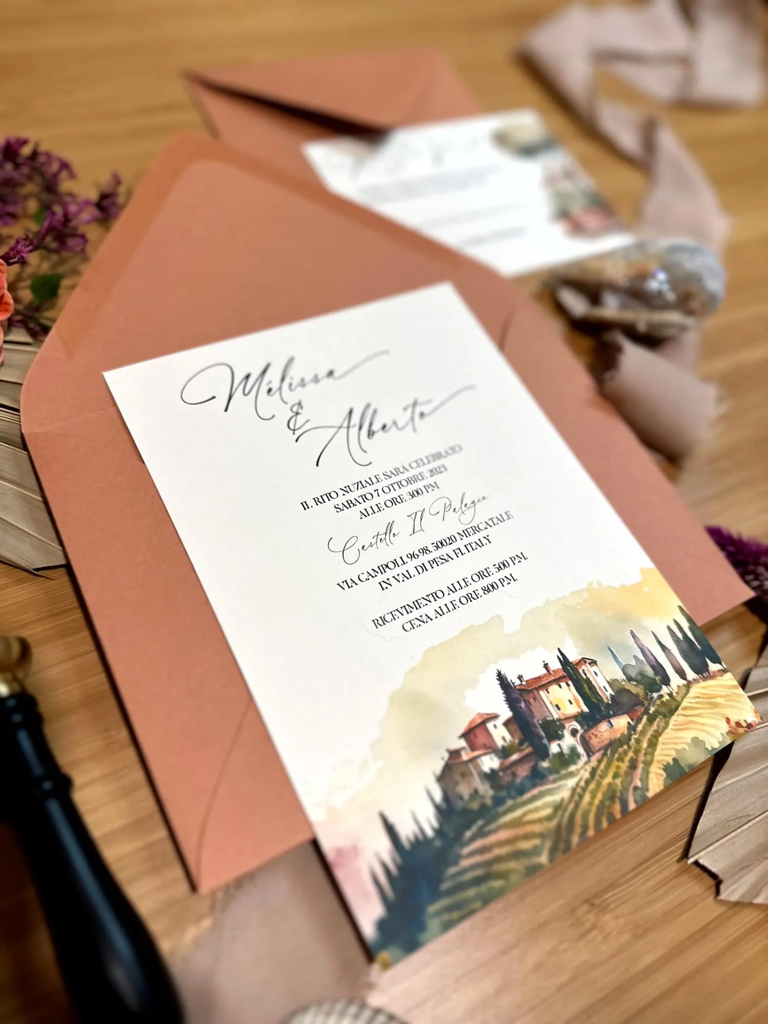 Tuscany Vineyards invite alternative