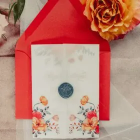 Garden Party invite and envelope