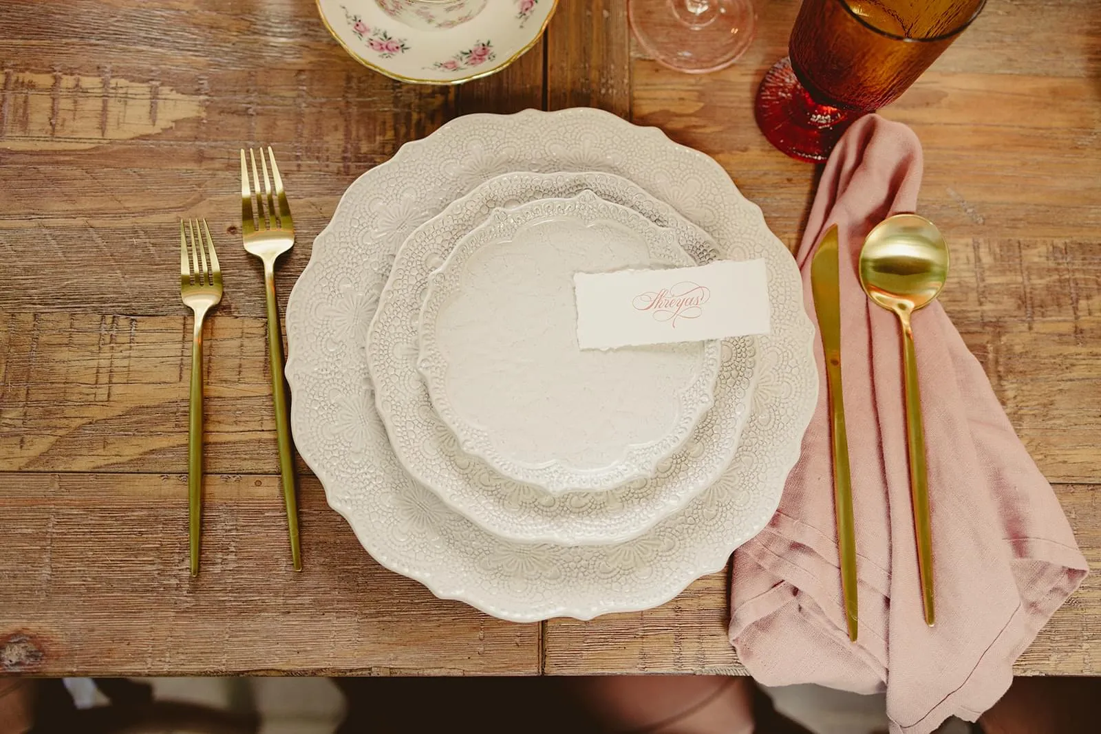 Garden Party place card