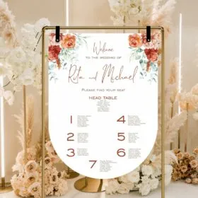 Upside Down Arch Seating Chart