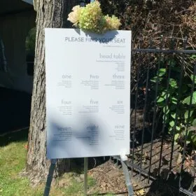 Simple Seating Chart