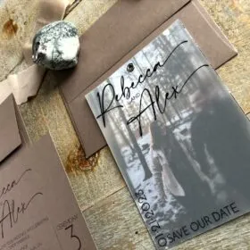 Vellum Cashmere Save The Date