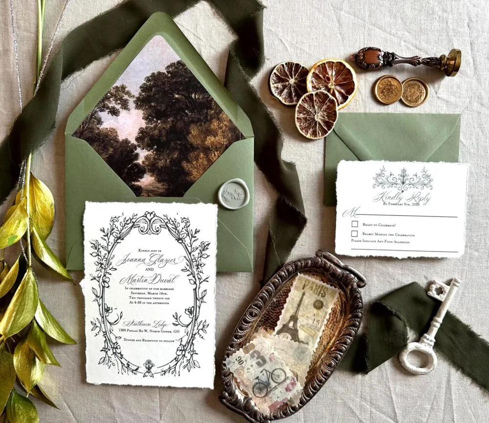 Forest Invitation suite