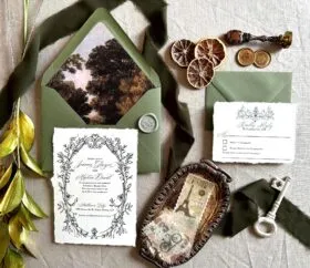 Forest Invitation suite