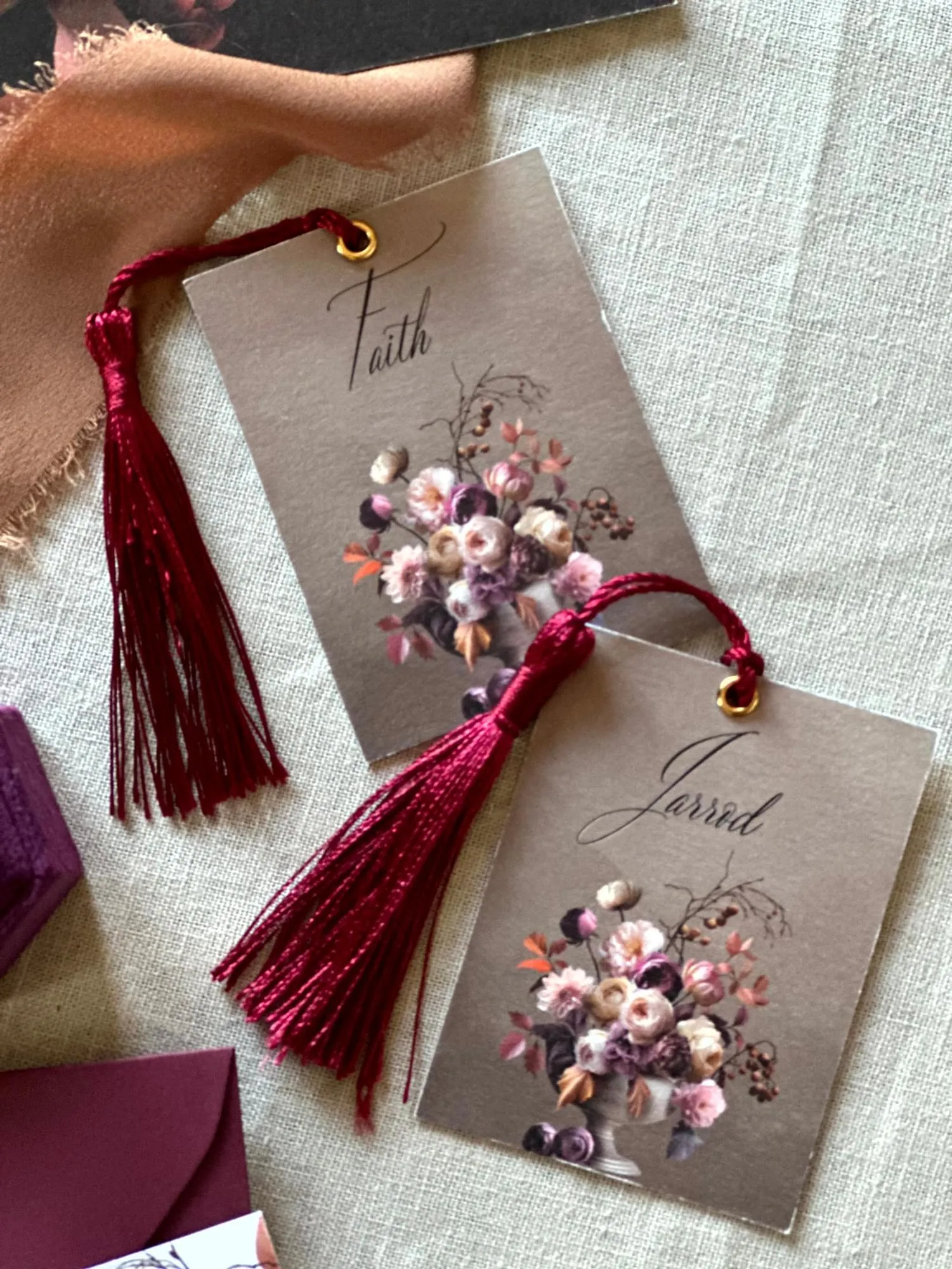 River Wines name tags