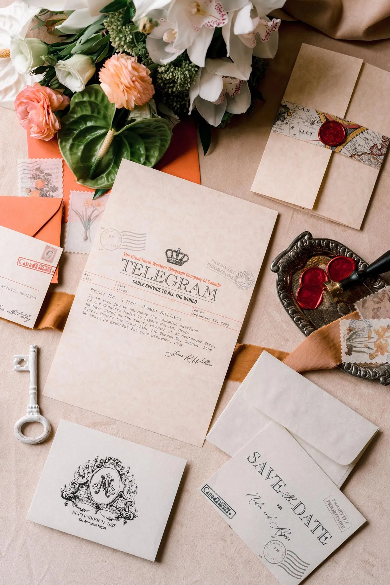 Telegram invite suite closeup